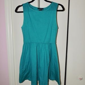 Forever 21 Turquoise Skater Dress